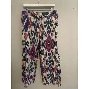 Georgie Ikat BOHO Wide Leg Pants Size‎ 4